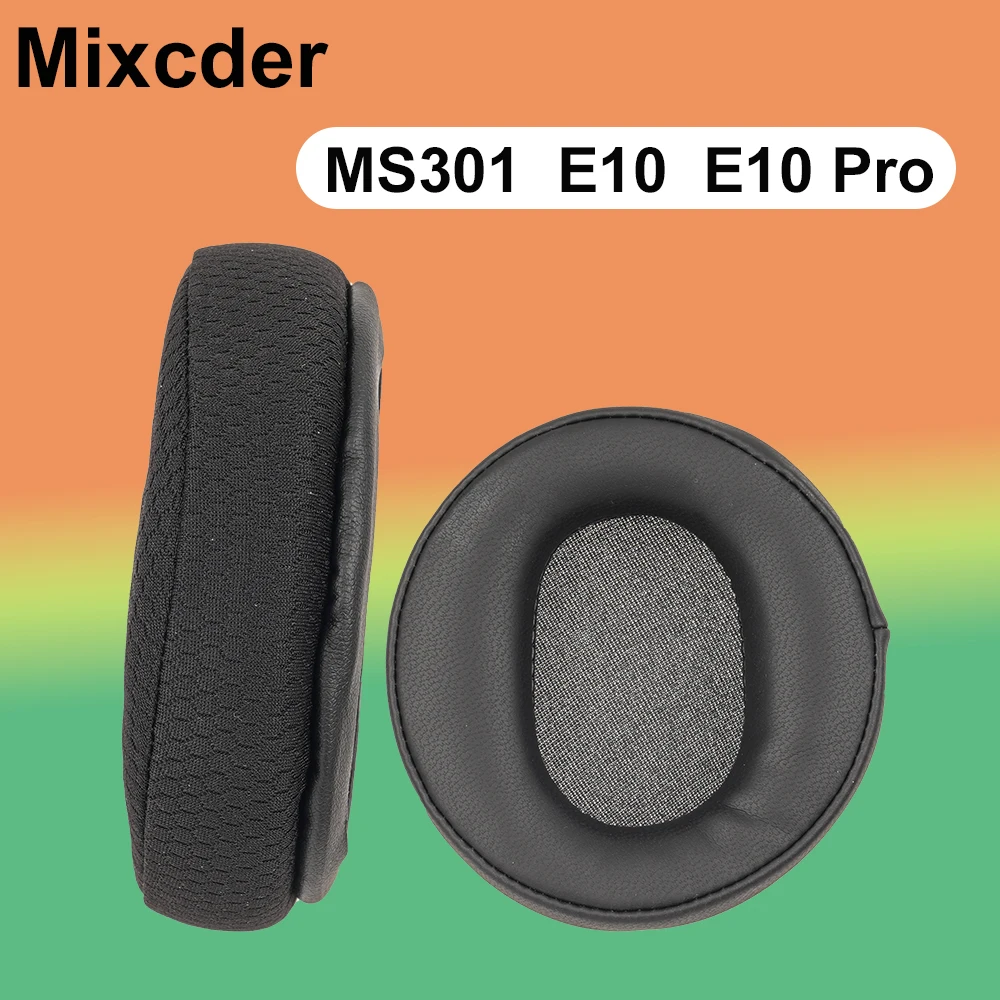 Новые дизайнерские толстые амбушюры для наушников Mixcder MS301 E10 Pro: из искусственной овчины, влагостойкой сетчатой ткани и протеиновой кожи