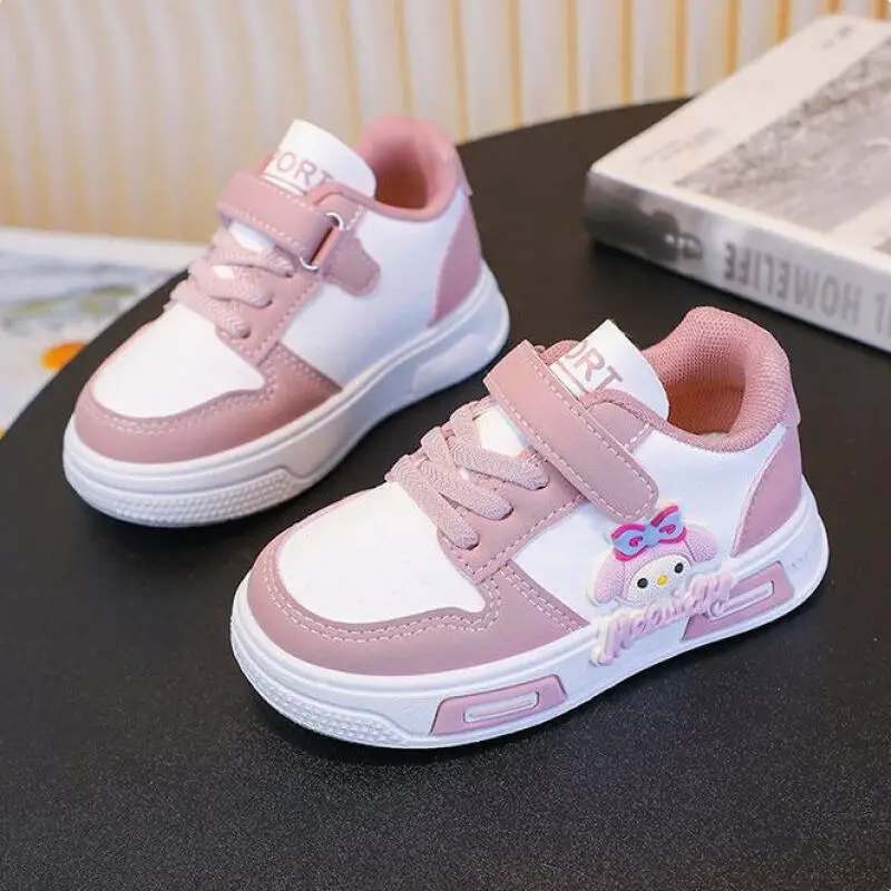 سانريو ميلودي بنات الكرتون أحذية رياضية ربيع الخريف أنيمي المضادة للانزلاق أحذية رياضية للأطفال حذاء كاجوال طفل حذاء طفل صغير #6