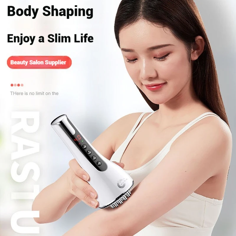 Microcurrent Meridian Scraping Infrared Body Detox Massage Health Comb Unblocking Warm Brush Shape Live Blood Shu Tendon