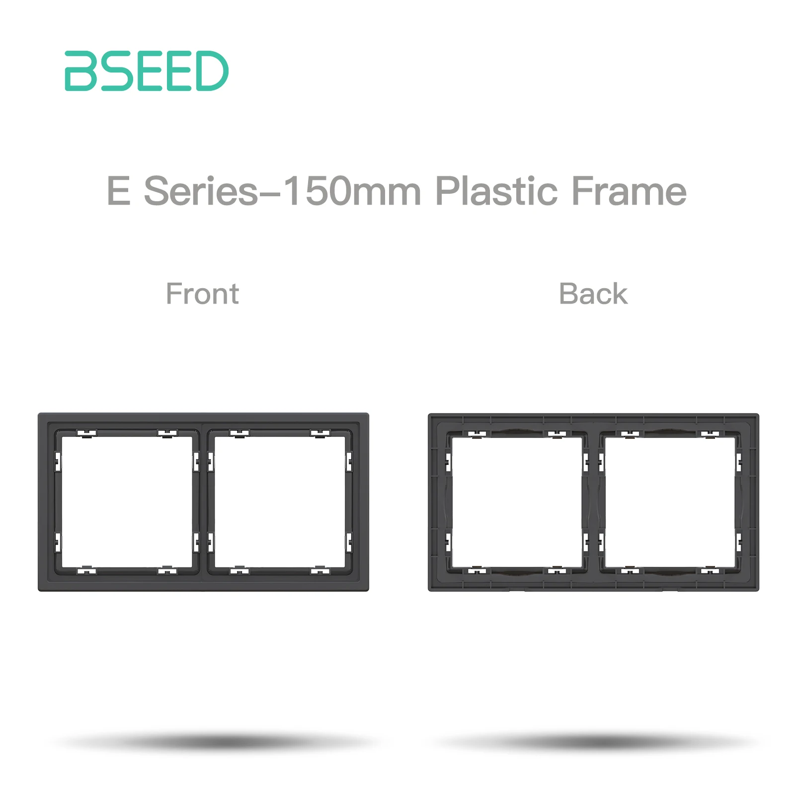 BSEED Zigbee Button Switch 1/2/3/4Gang Switch Module Smart Light Switch DIY Part Plastic Frame Smart Socket Part Tuya Smart Life