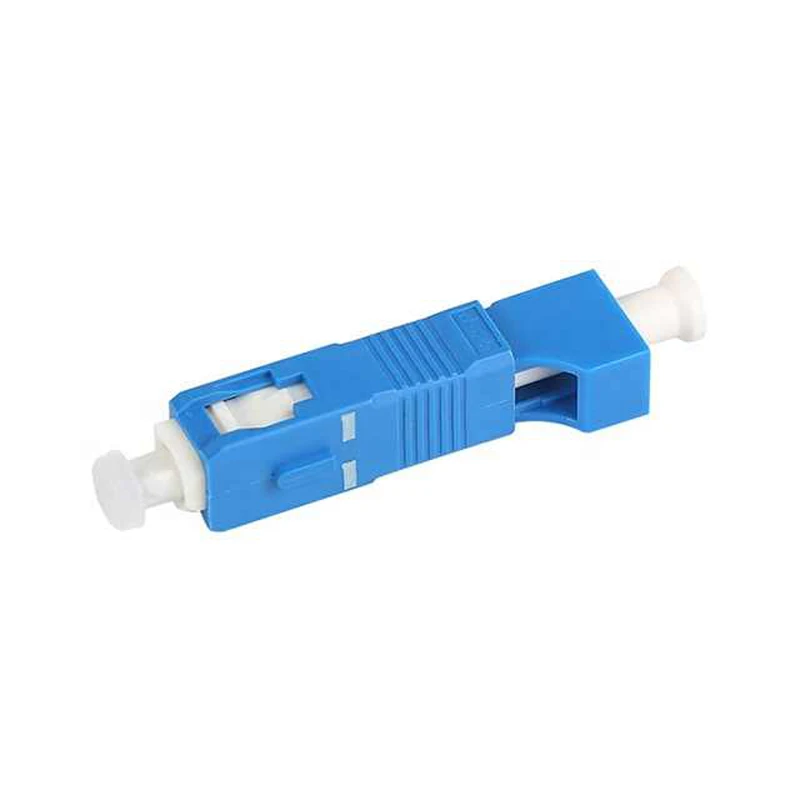 5PCS Fiber Optic Adapter LC/UPC Female to SC/UPC Male Single Mode 9/125 Fiber Optic Converter Hybrid Adapter