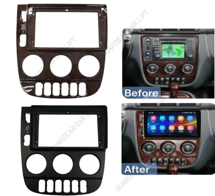 

9 Inch Car Radio Fascias Android Stereo Player 2 Din Head Unit Panel Dash Frame For 2003-2005 BENZ ML320