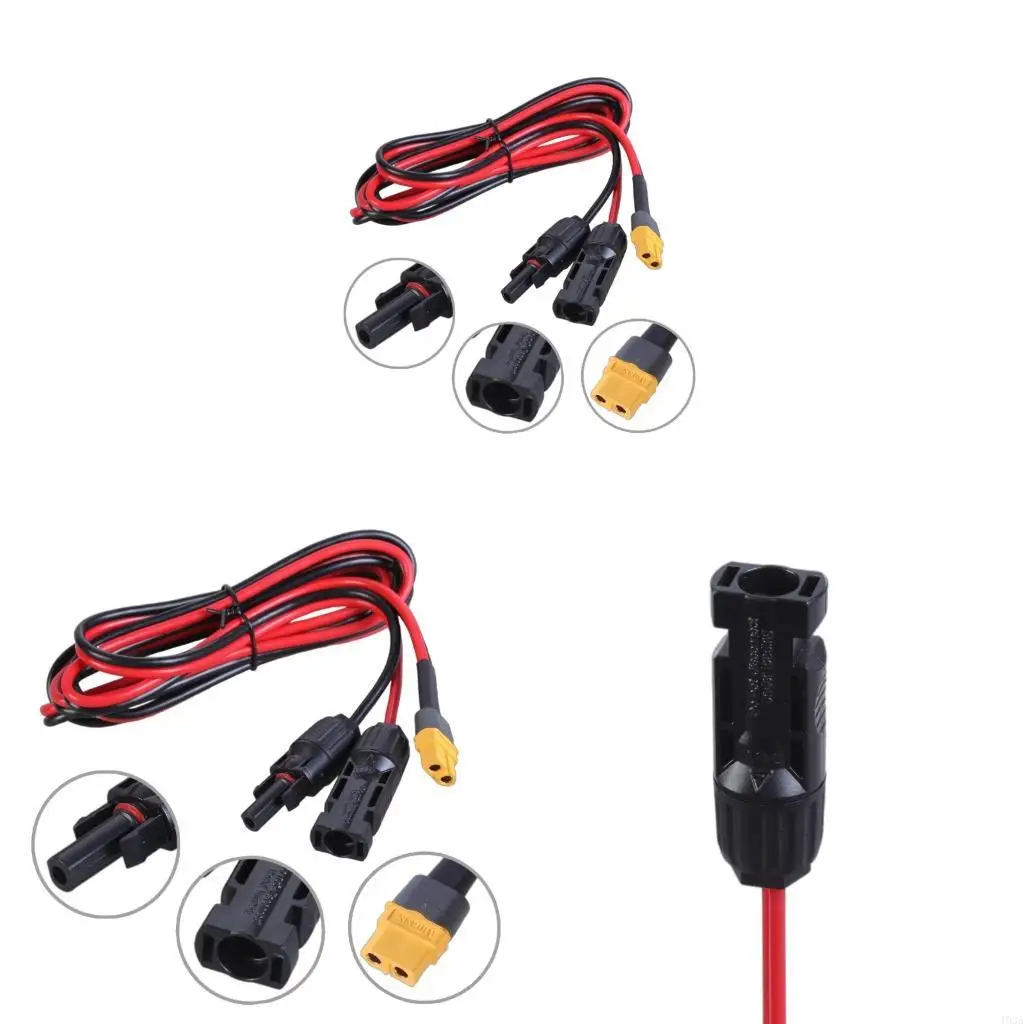 193A Waterproof IP67 Solar Connectors Cable XT60 Female Plugs for Car Folding Panel