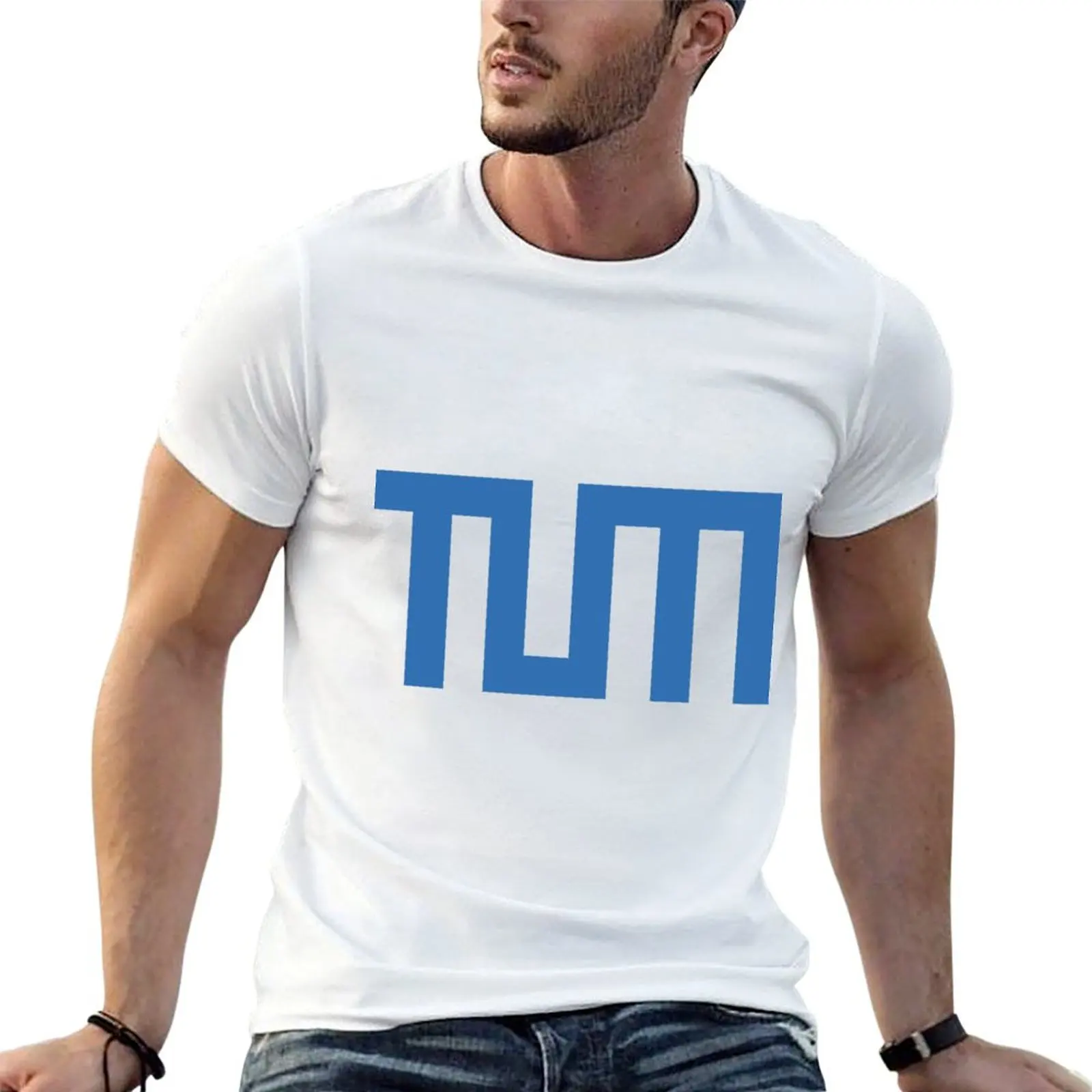 Technische Universit?t München T-Shirt black cotton t-shirt plain for man package t shirt man casual T-Shirt