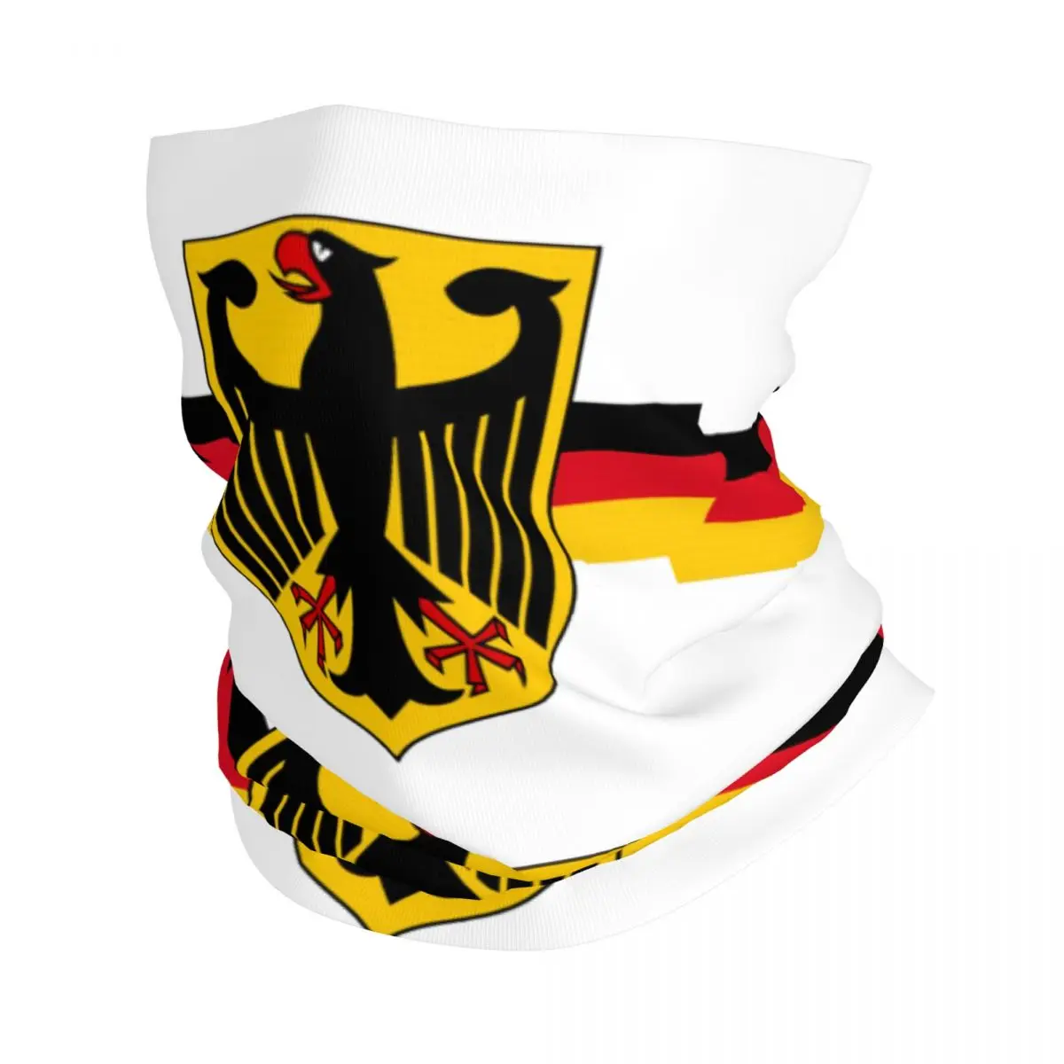German Eagle Bandana Neck Gaiter Printed Germany Flag Ribbon Balaclavas Mask Scarf Headwear Running Men Women Adult Breathable