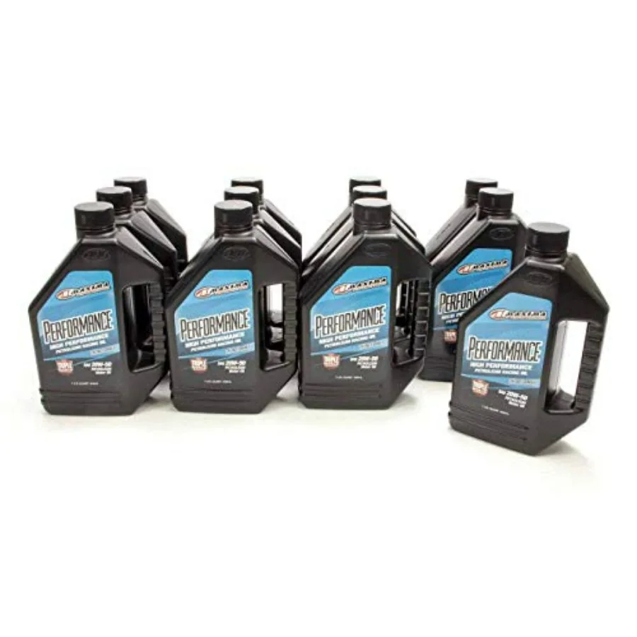

Моторное масло Maxima 20W-50 High Performance Racing, 12 кварт, для высокопроизводительных двигателей, красное