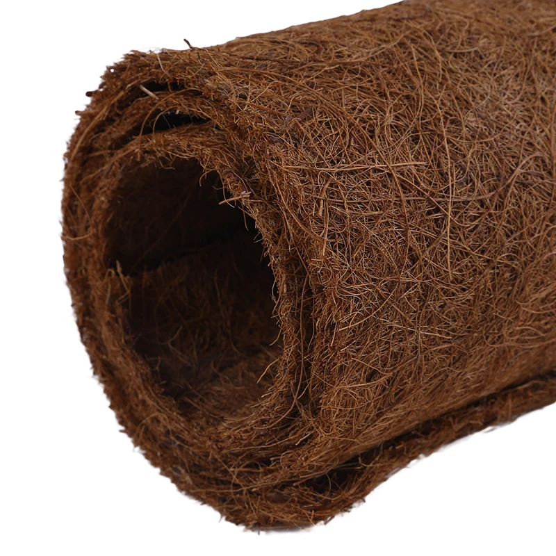 Plant Fiber Roll Reptile Carpet Mat Reptile Bedding Supplies Insulation Flowerpot Basket Coconut Coir Liner Sheet