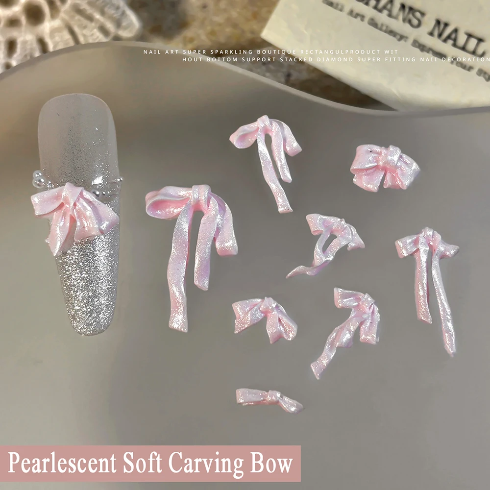 50Pcs 3D Pink Pearlescent Soft - Nail Art Pink Soft recension och pris