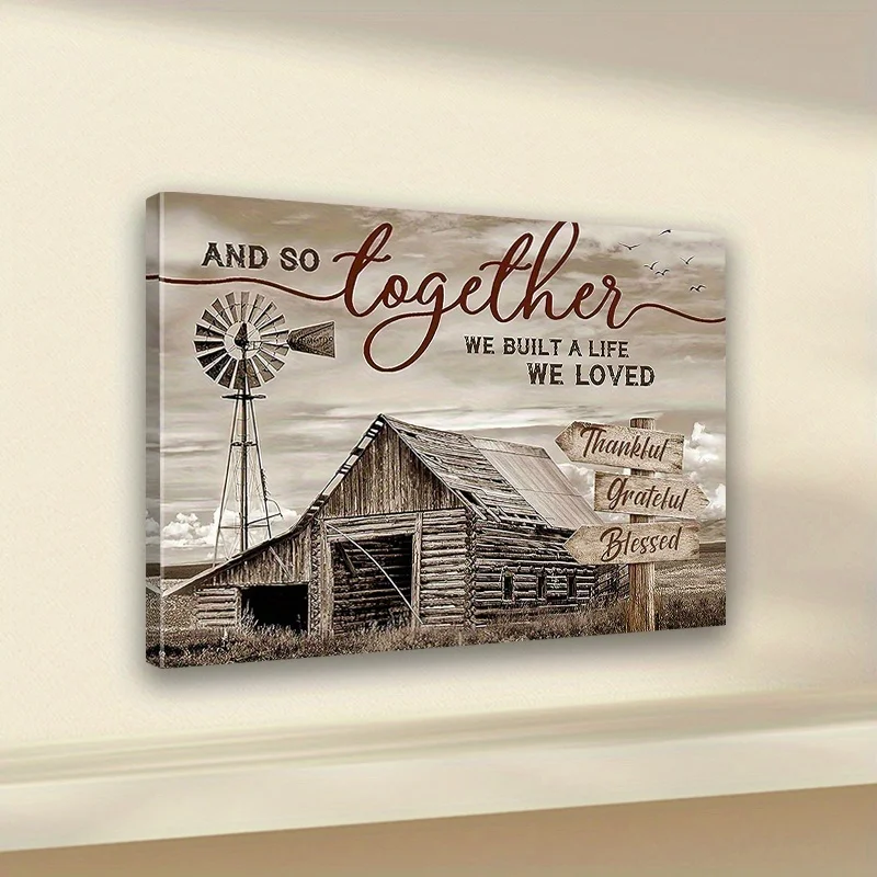 1Pc Farmhouse Barn …