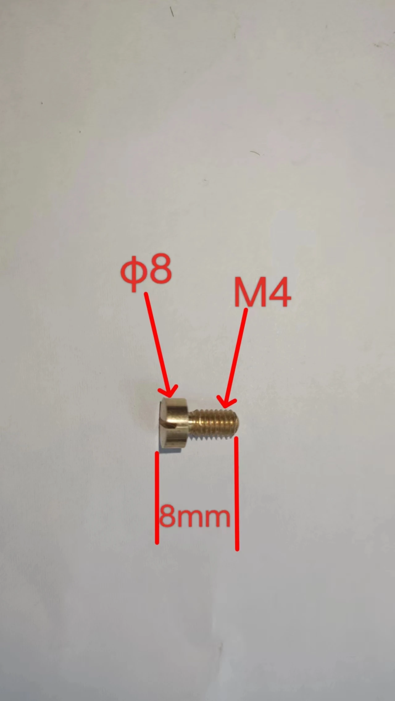 Bass key frame screw fixing screw on tenor