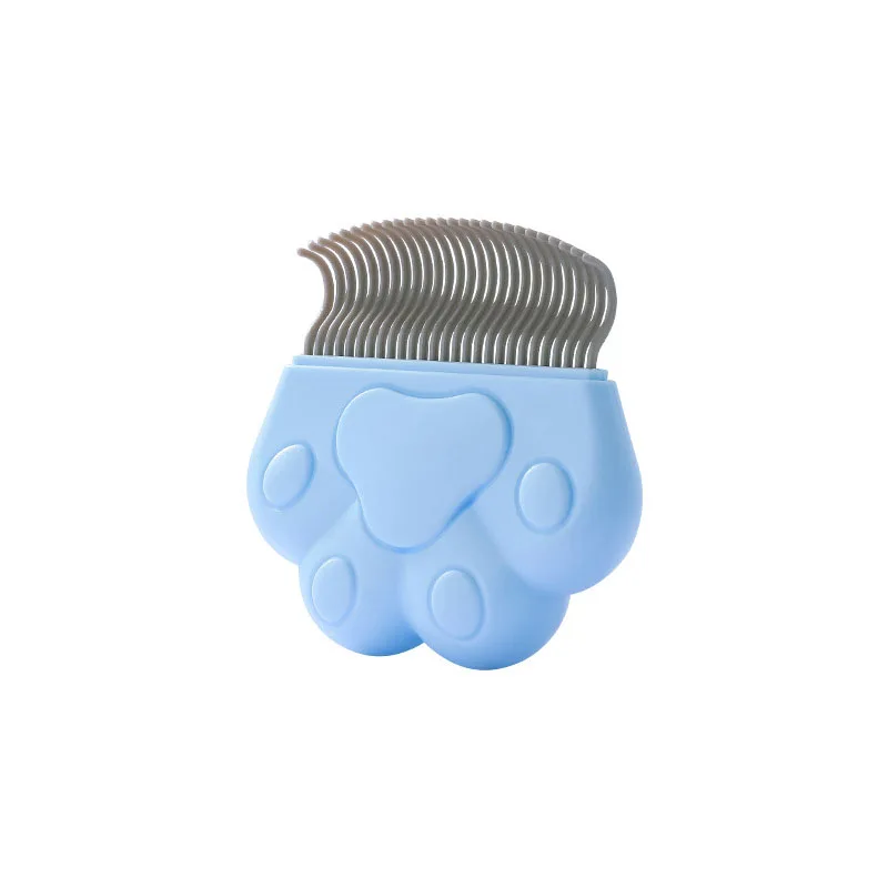 Pet Comb for Cats Dogs Shell Brush Grooming Massage Shedding Tool Remove Loose Undercoat Hair Gentle Slicker Deshedding Care