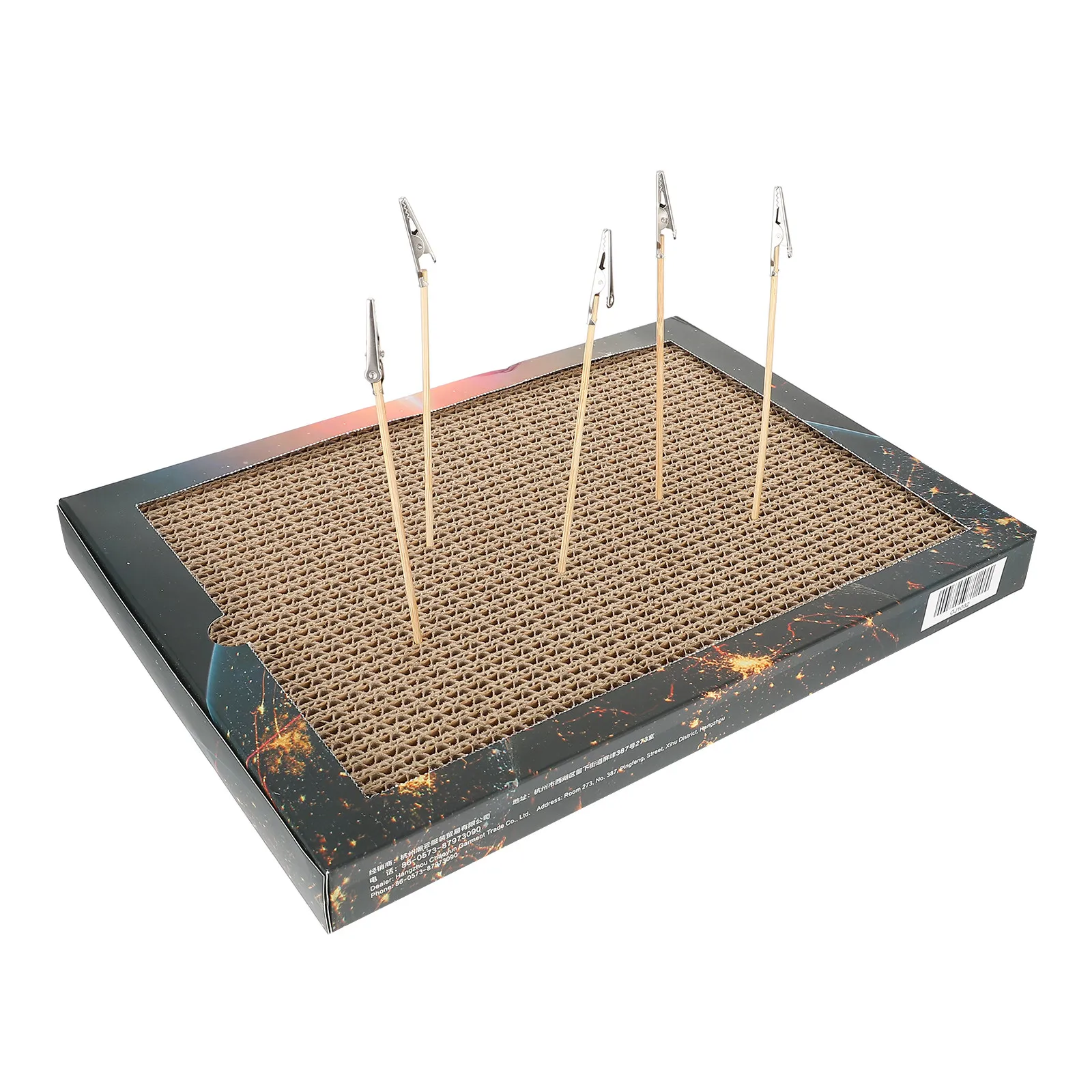 

Набор для творчества: 1 комплект оснований для раскрашивания с бамбуковыми палочками и зажимами-крокодилами для моделирования, сушки, склеивания, прецизионный инструмент для моделирования