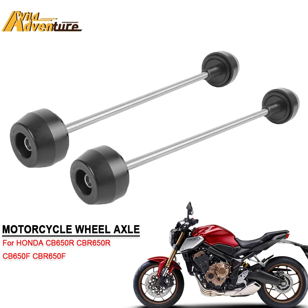 

CB650R Front Axle Fork Crash Slider For HONDA CB650 R CBR650R CB650F CBR650F Motorcycle Wheel Hub Anti-Collision Block Hub 1pc