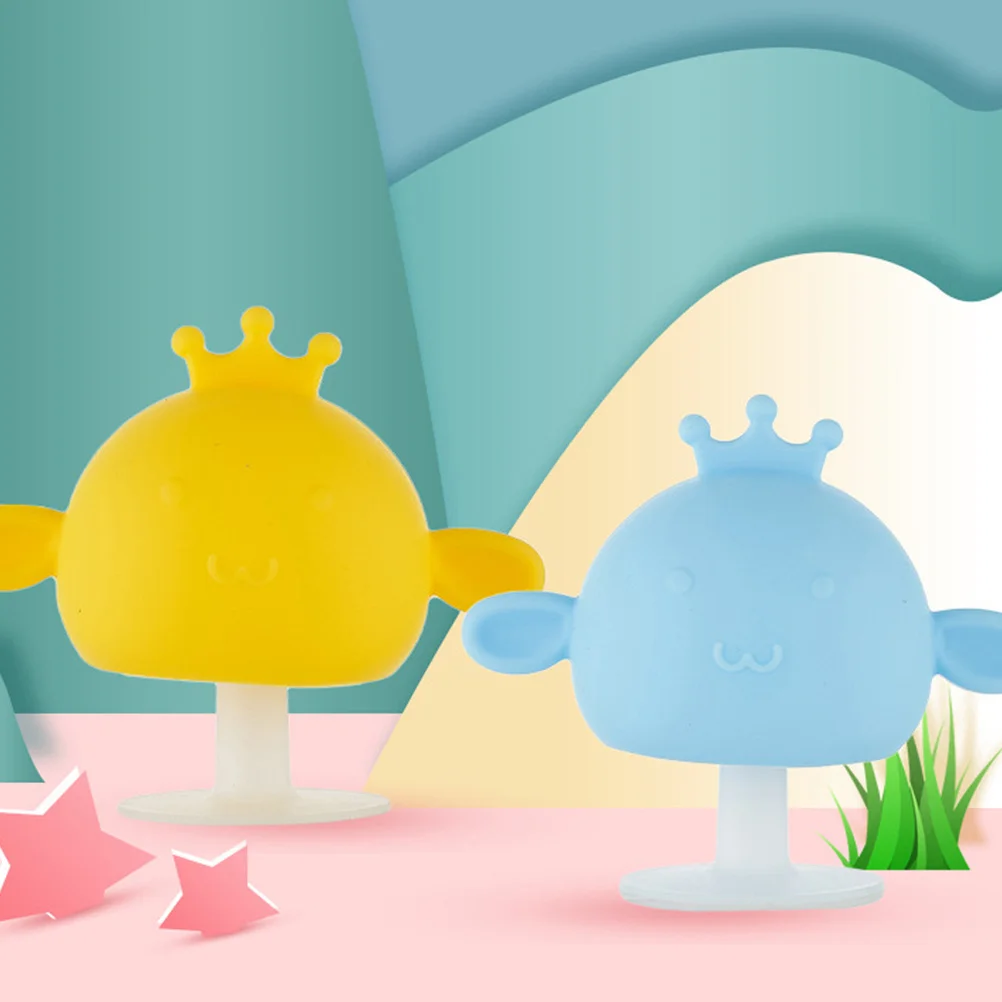 

1 шт., шлифовка зубов для младенцев, мультяшная силиконовая жевательная пустышка для моляров, детский прорезыватель, снимает зуд жевательной ясен, игрушка для детских зубов