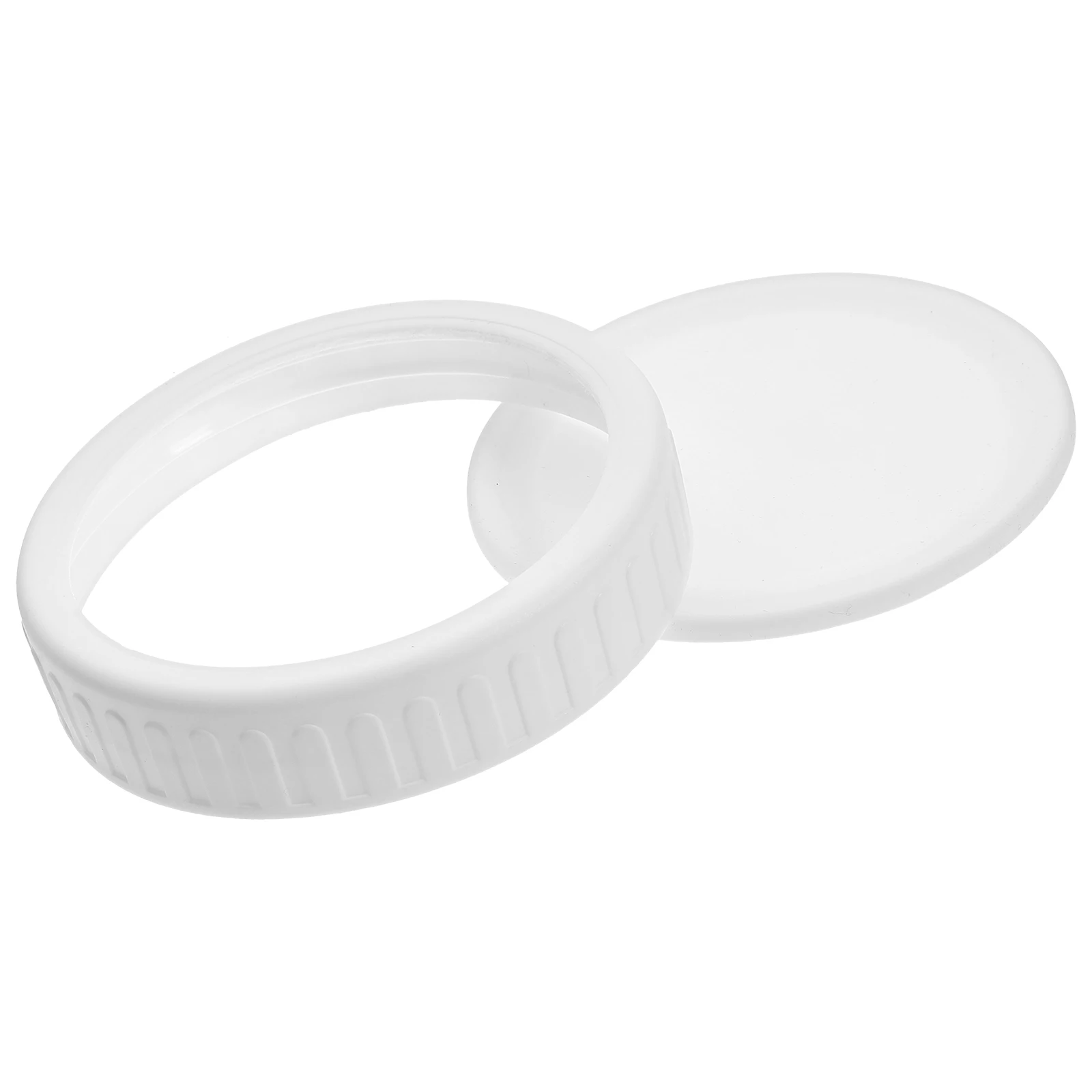 

Mason Jar Lid Wide Mouth Reusable Silicone Covers Storage Replacement Glass Containers Airtight Premium Safe Practical Kitchen