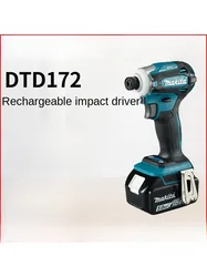 Trapani Wireless Makita DTD172 trapano di ricarica Driver Brushless 18V cacciavite elettrico trapano elettrico a percussione strumento elettrico