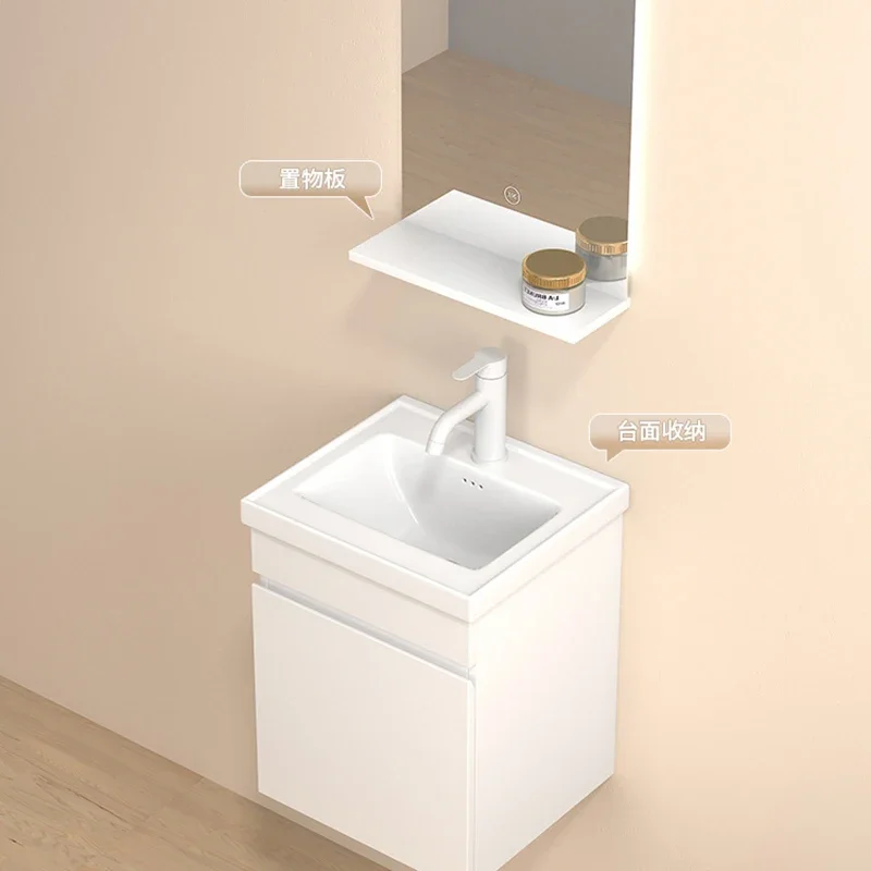 

Modern Bathroom Cabinets Smart Mirror Cabinet Ceramic Washbasin Aesthetic Bathroom Cabinet Washbasin Trendy Furniture