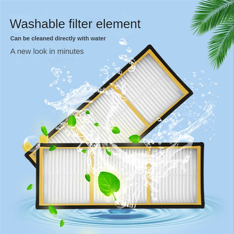 B46B-Voor Shark RV700 RV720 RV750 RV755 Robot Stofzuiger Accessoire Kit Hoofdborstel Zijborstel Hepa Filter