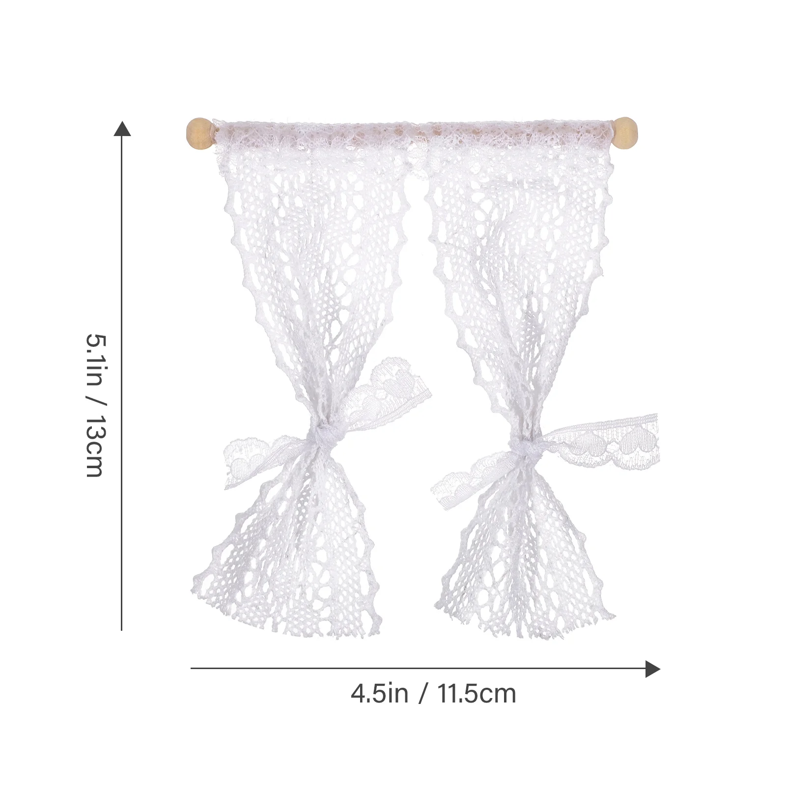 Dollhouse Curtains Miniatures for Accessories Toy Wooden Tiny Window Ornament Similar Door Decoration Toys