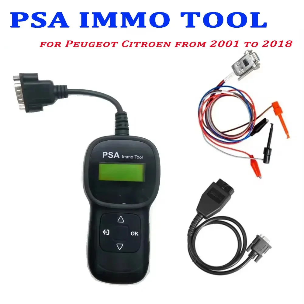 

2024 New PSA IMMO Tool Mark Key Simulator for Peugeot Citroen From 2001 To 2018 PIN Code Reader PSA Pin Calculator IMMO Emulator