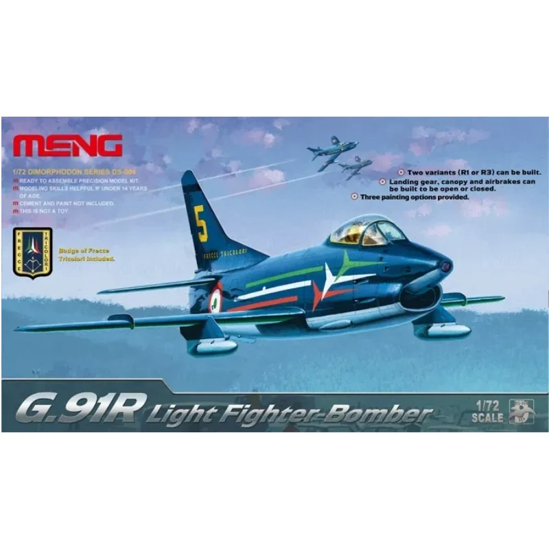 Комплект модели MENG в масштабе 1:72 DS 004, Италия G.91R, легкий истребитель-бомбардировщик Комплект модели MENG в масштабе 1:72 DS 004, Италия G.91R, легкий истребитель-бомбардировщик