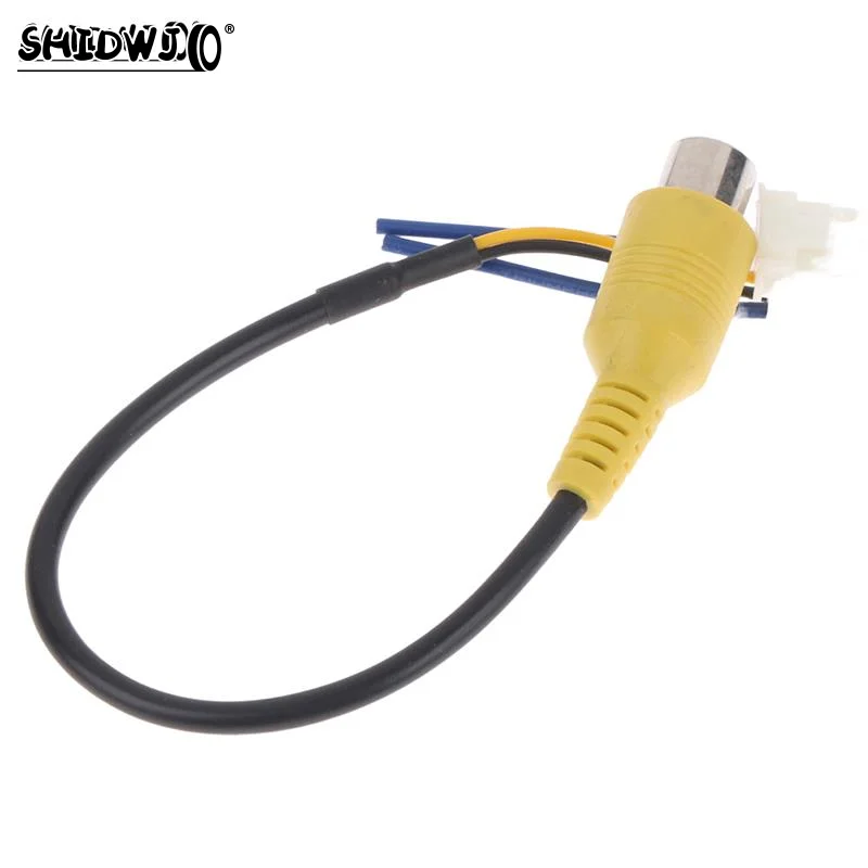 New 10Pin Rear View Backup Camera Cable Adaptor RCA For Car Stereo Android Radio DVD Player Car Multimedia Monitor