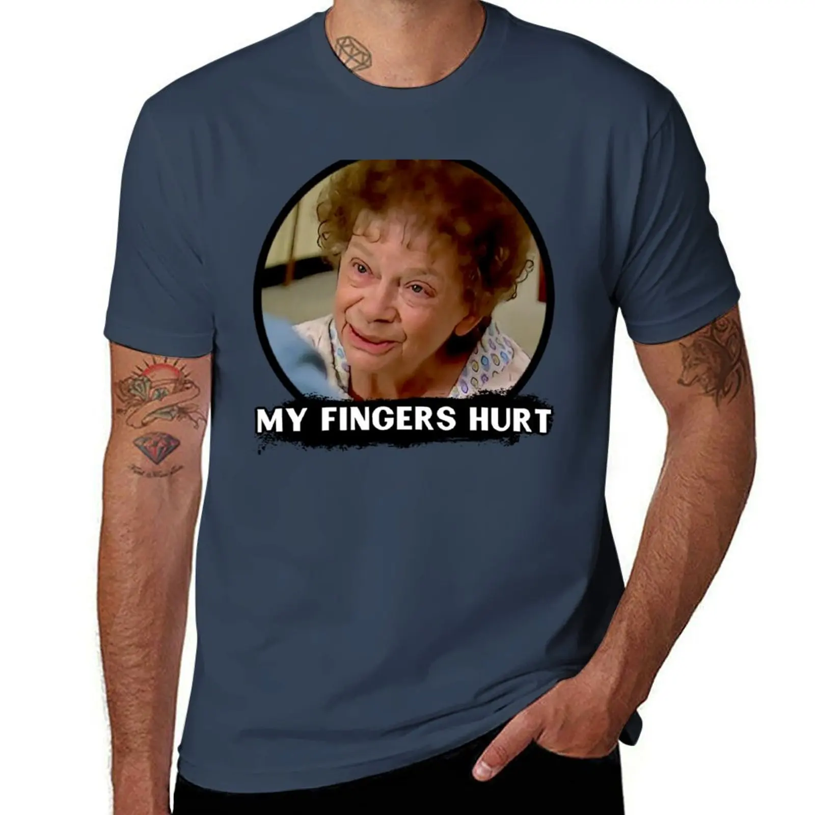 

My Essentia Fingers Hurt T-Shirt Fashion Casual Short Sleeve T-Shirt