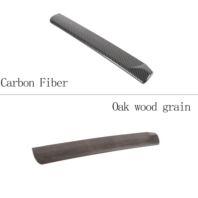 ABS البلاستيك ألياف الكربون لسيارات BMW 5 Series G60 2024 2025 سيارة مركز التحكم الملاحة شاشة اللوحة السفلية غطاء الزخرفية #2