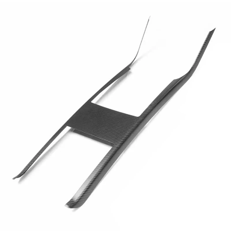 

For Tesla 2021-On New Model S Central Control Panel Frame Cover Carbon Fiber Modification Trims Interior Custom-made Forged