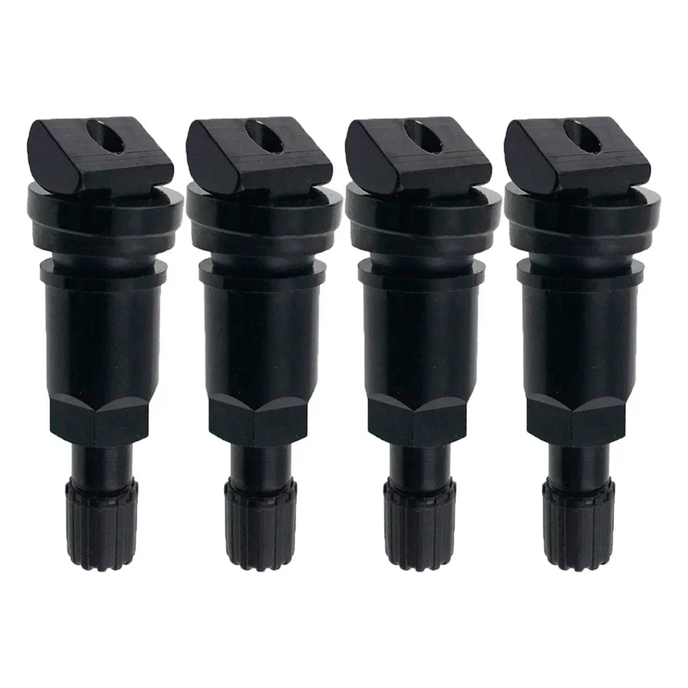 4PCS High-Quality Black TPMS Valve Stem Repair Kit DC12V For BMW- 1 2 3 Series X2 X3 - Ensures Stainless Steel