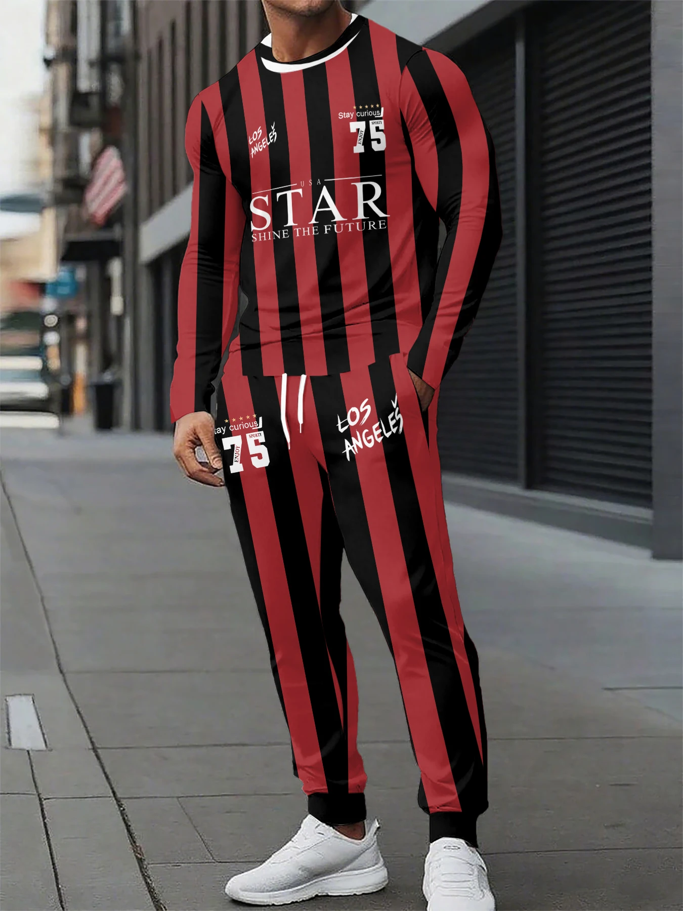 

Autumn Winter Two Piece Set for men Drawstring Women's Tracksuit tshirt Suit Quality Comfortable Casual Pullover Fashion Suits﻿﻿