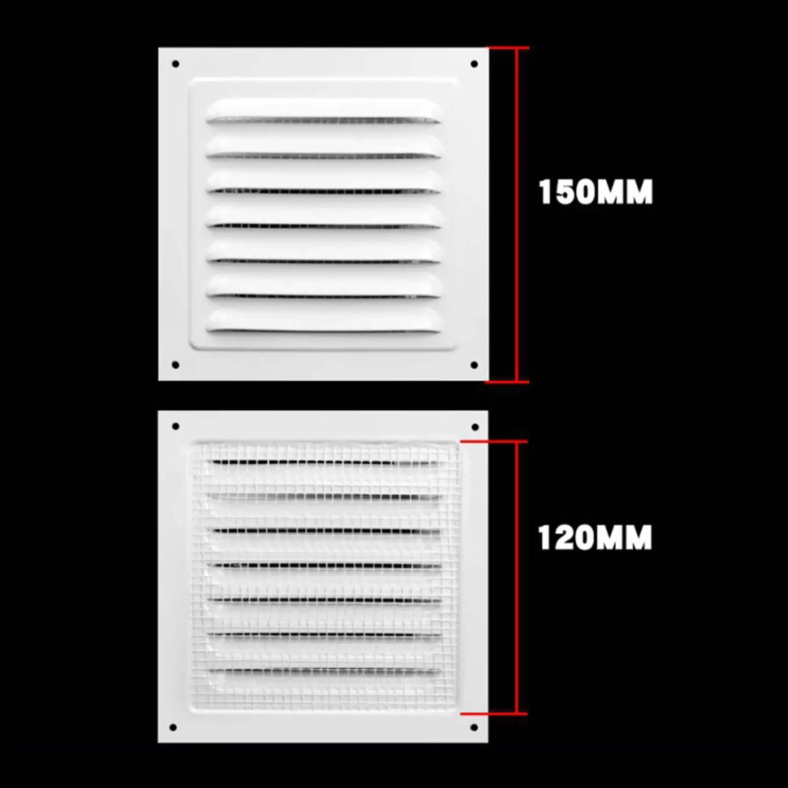 Penutup ventilasi udara, pelindung panggangan ventilasi udara untuk kamar mandi