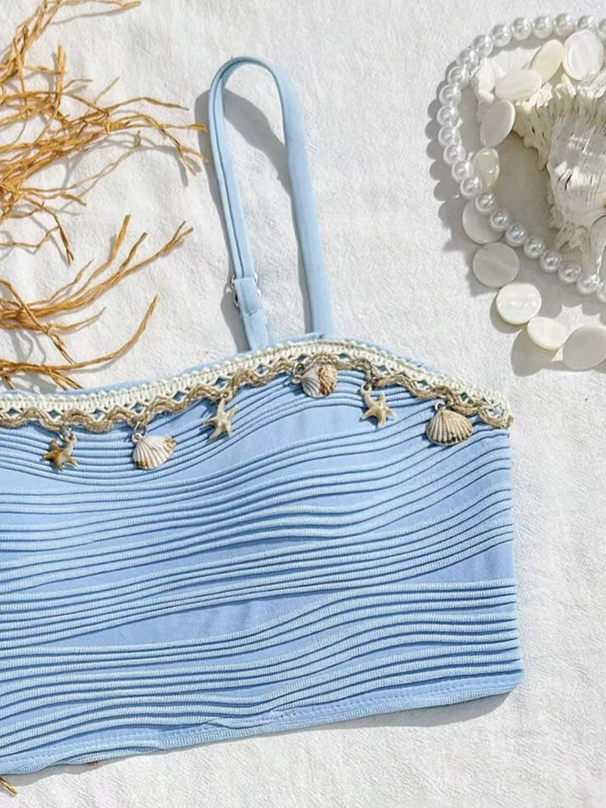 2026 Traje de baño de 3 piezas para busto pequeño, conjunto de Bikini Push Up con cubierta Sexy para playa y piscina, Ropa de vacaciones de natación Sexy sólida 2026