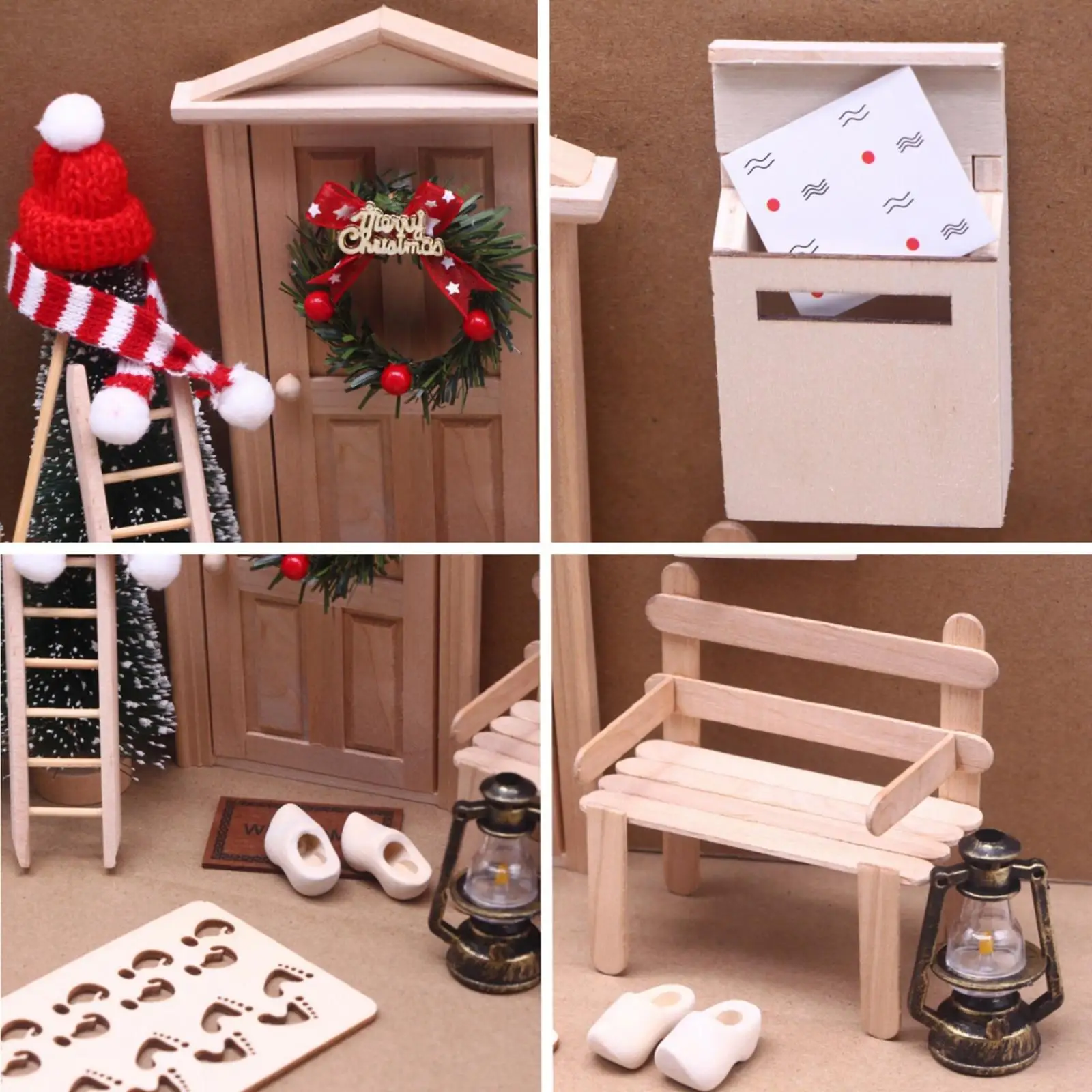 

1:12 Scale Doll House Christmas Decoration DIY for Dollhouse