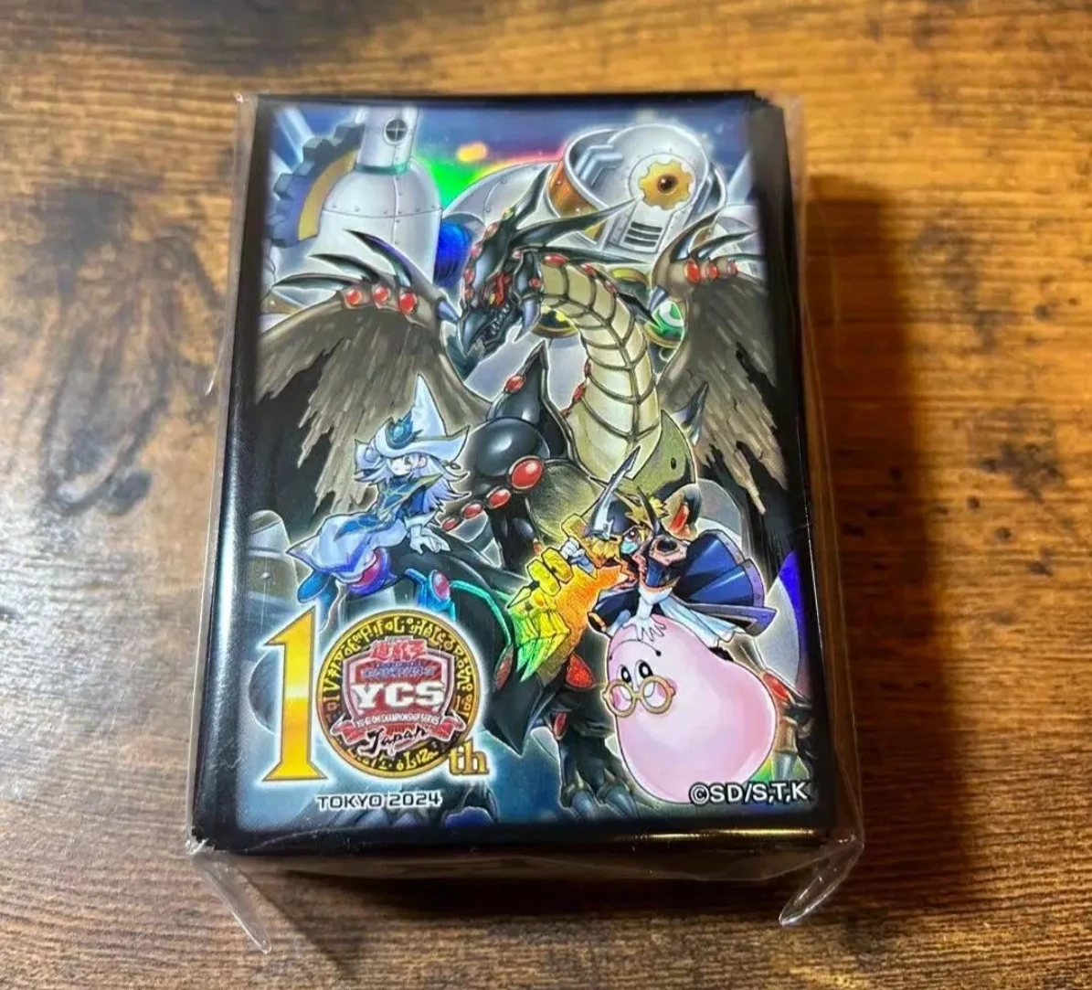 100Pcs Yugioh KONAMI Duel Monsters Shining Sarcophagus Tokyo YCSJ Limited Official Collection Sealed Card Protector Sleeves