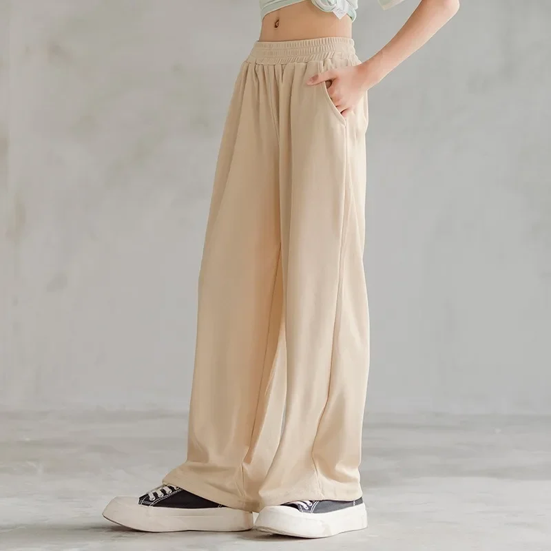 Spring Summer Autumn Casual Kid Girl Clothes Wide Leg Pant