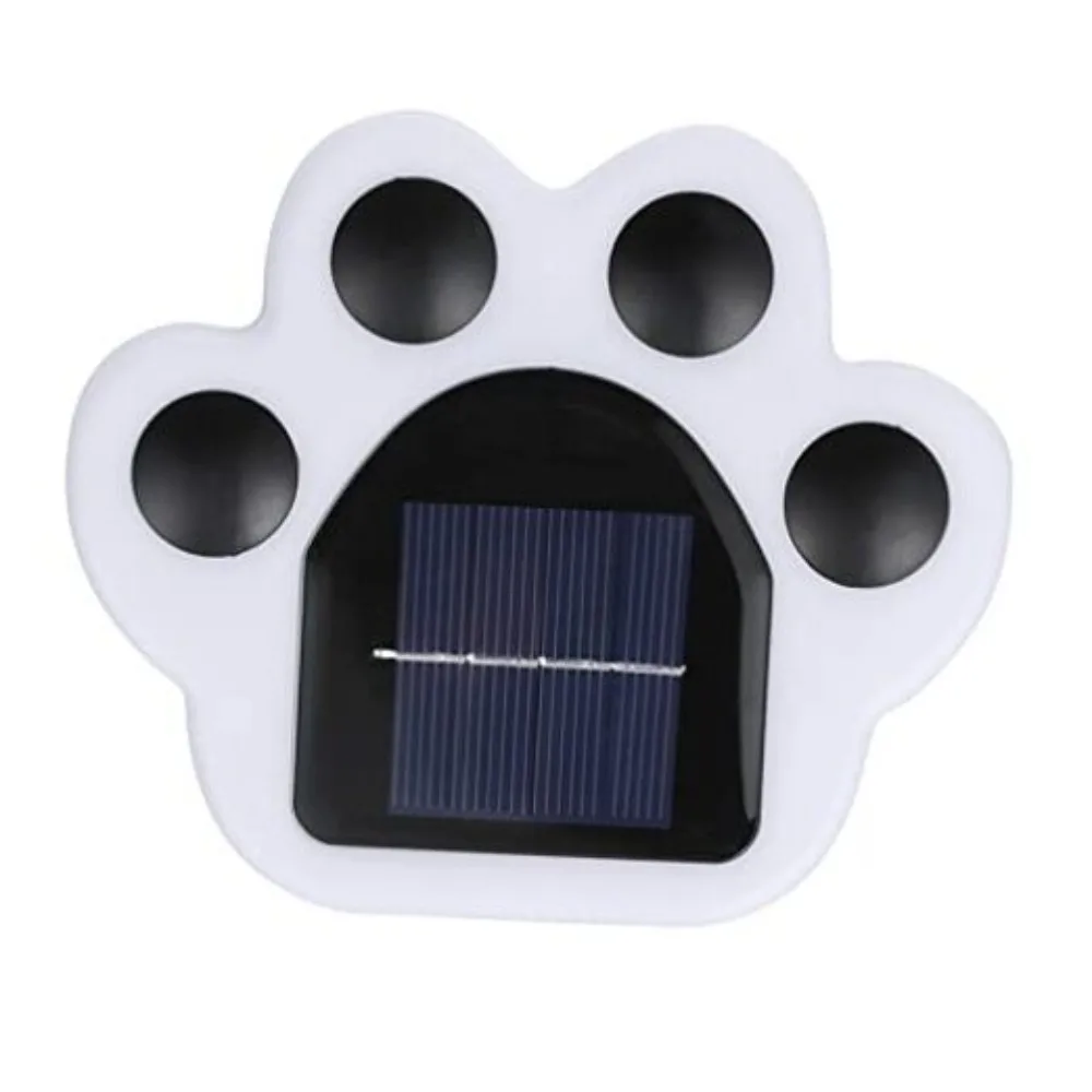 

Outdoor Waterproof Solar Lights Garden Lights Garden Decoration Dog Cat Animal Paw Print Lights Light Decoration Pathway