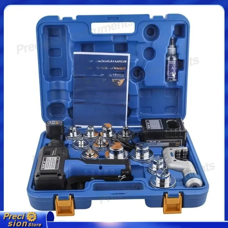 For Copper Pipe Expander Automatic HVAC Tube Flaring Tool Lithium Battery Air Conditioning Refrigeration Auto Parts
