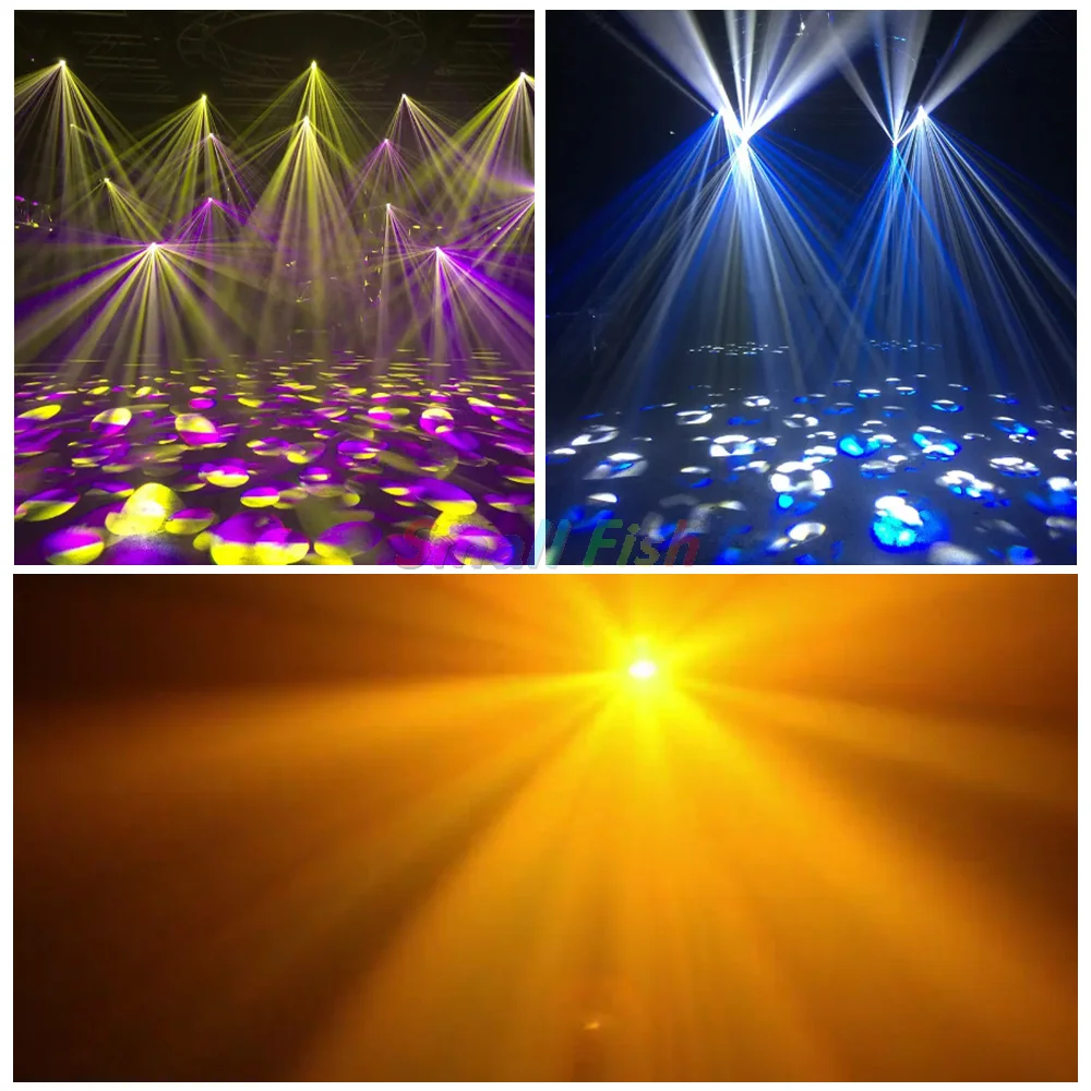 Imagem -06 - Rotating Beam Gobo para Party Stage Wizard Led Lighting Equipment Flash Lamp 180w Dmx Ktv dj Disco Wedding Wizard Pcs