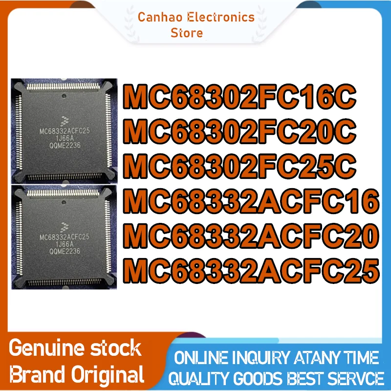 MC68332ACFC16 MC68332ACFC20 MC68332ACFC25 MC68302FC16C MC68302FC20C MC68302FC25C QFP-132 IC Chip 100% New Original In Stock