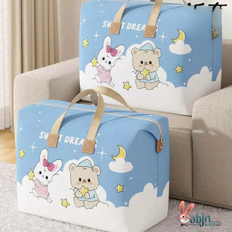Large Capacity Clothes Storage Bag Home Use Vacuum Compressed Organizer Bag Moving Packing Tool Cotton Quilt Bag ABEYINUOR