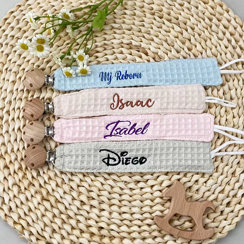 Custom Name Pacifier Clip Hold - Baby Food Name recension och pris