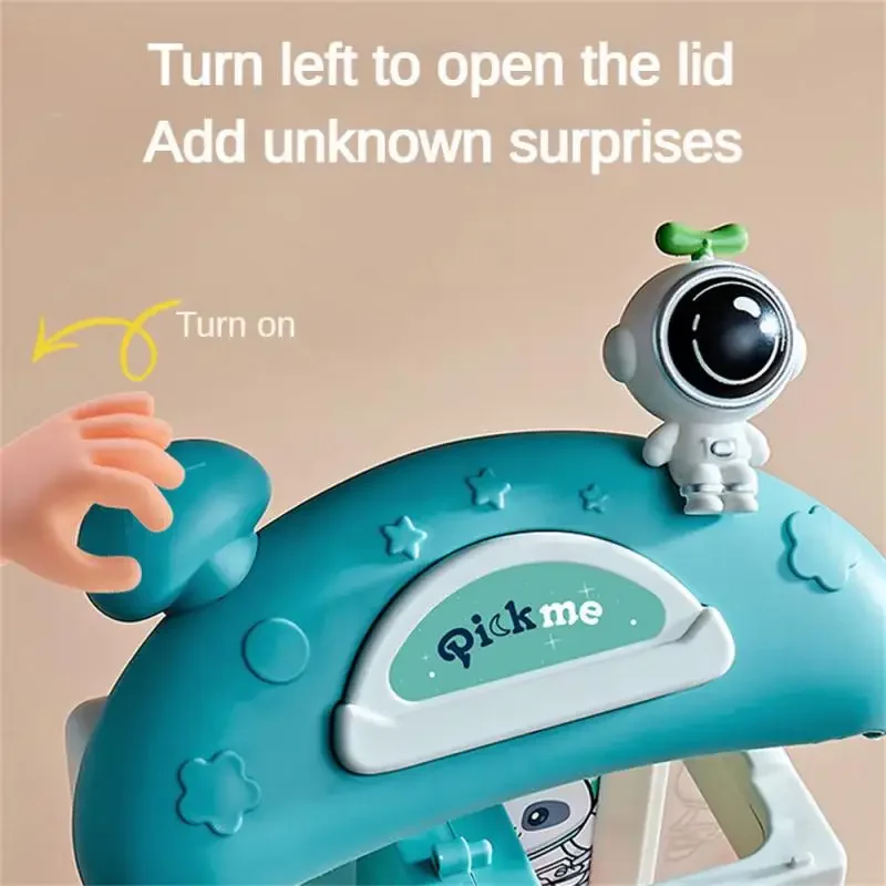 Candy Grab Machine Acoustic And Light Accompanying Abs Toy Claw Machine Strong Grip Electronic Toy Kids Toys Cute Shape