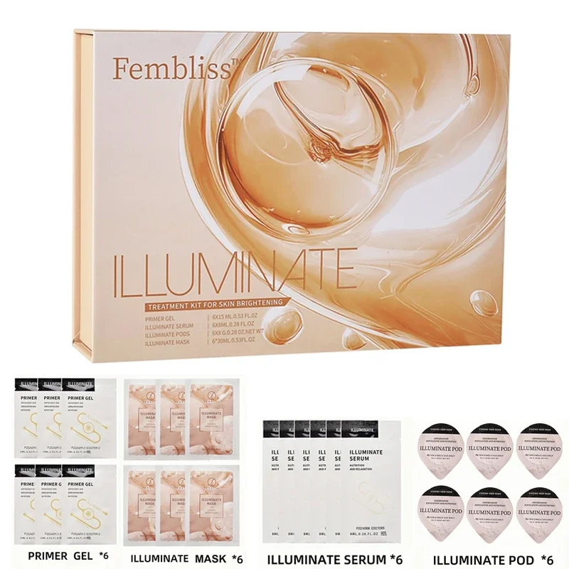 2025 Revive Illuminate Hydrate Detox Glam Pod Capsule Serum Facial SPA Serum For Face Aqua CO2 Oxygen Bubble Beauty Machine Gel