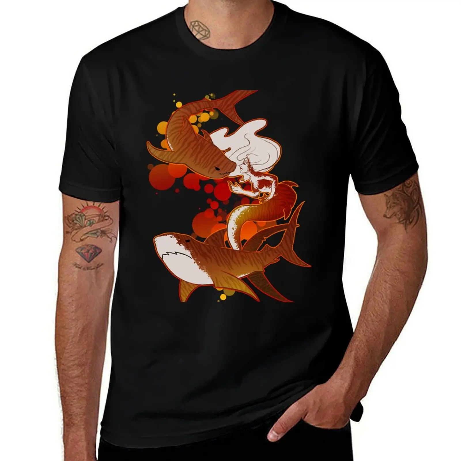 

Tigers T-Shirt black cotton t-shirt plain for man package t shirts cotton 100% man t shirt heavy cotton T-shirt