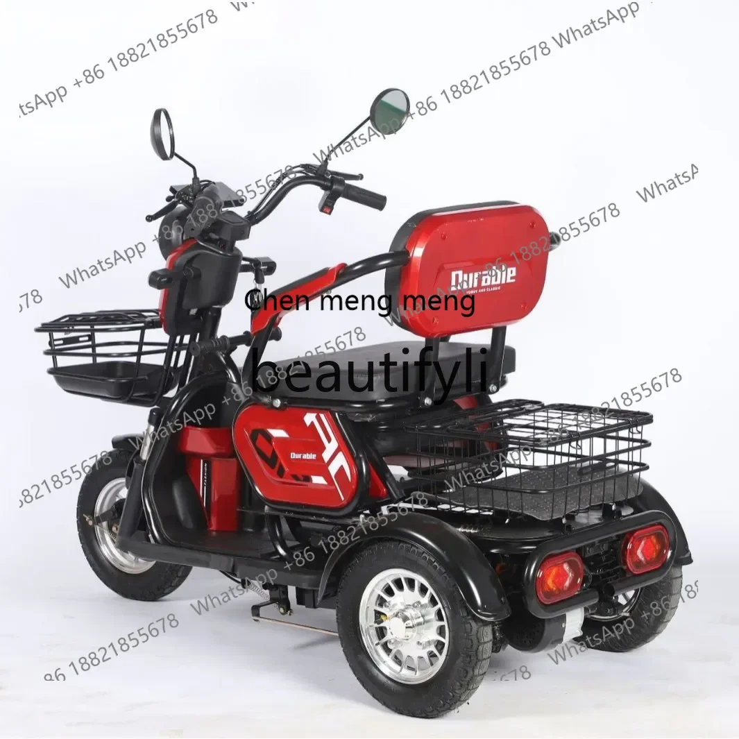 x  Cool Three-Wheel Electric Scooter for Adults and Seniors, Small Electric Bike for Commutingx