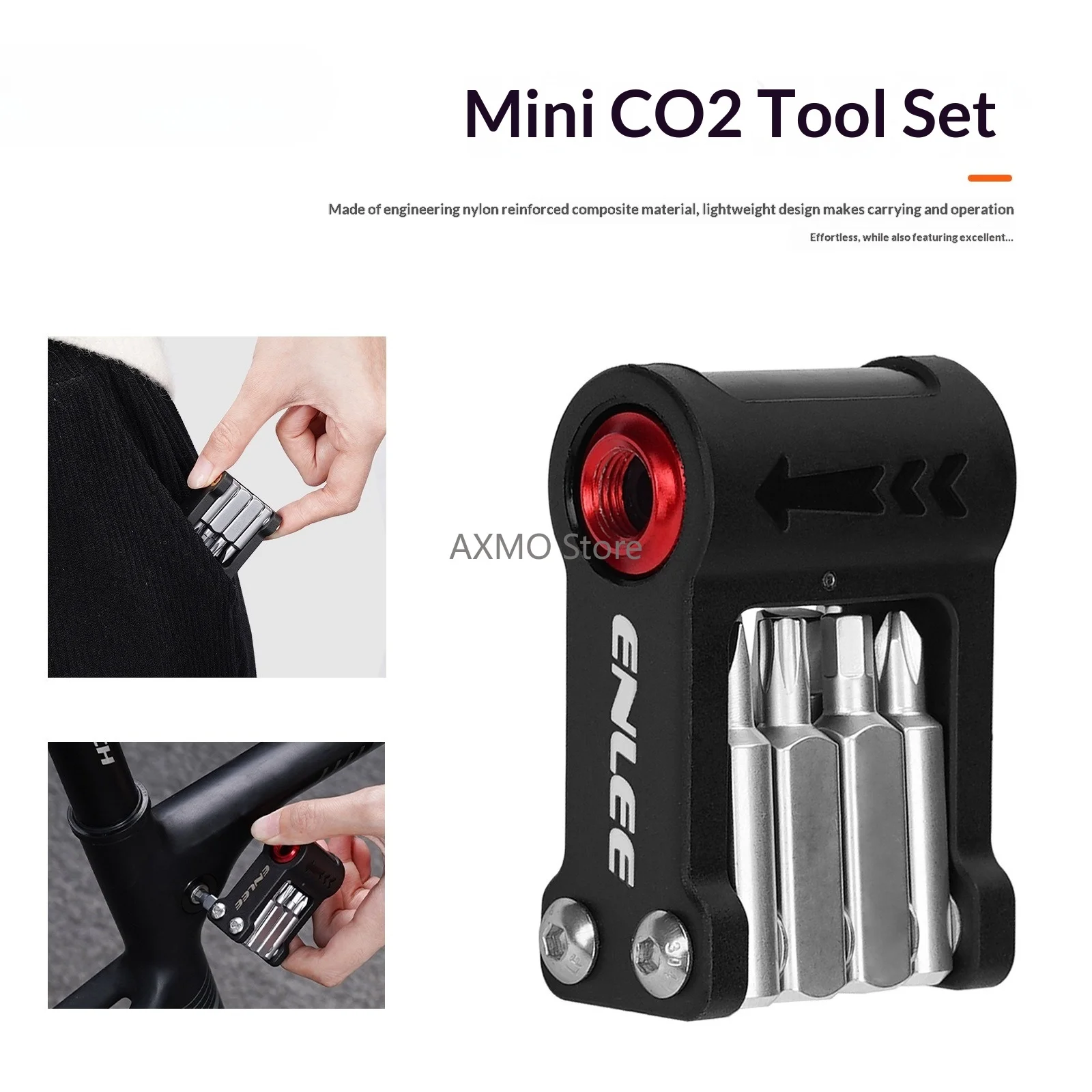 

9 в 1, велосипедный многофункциональный инструмент, портативный складной шестигранный ключ, шестигранный ключ, отвертка Torx, насадка для газовой бутылки CO2, инструменты для ремонта велосипеда