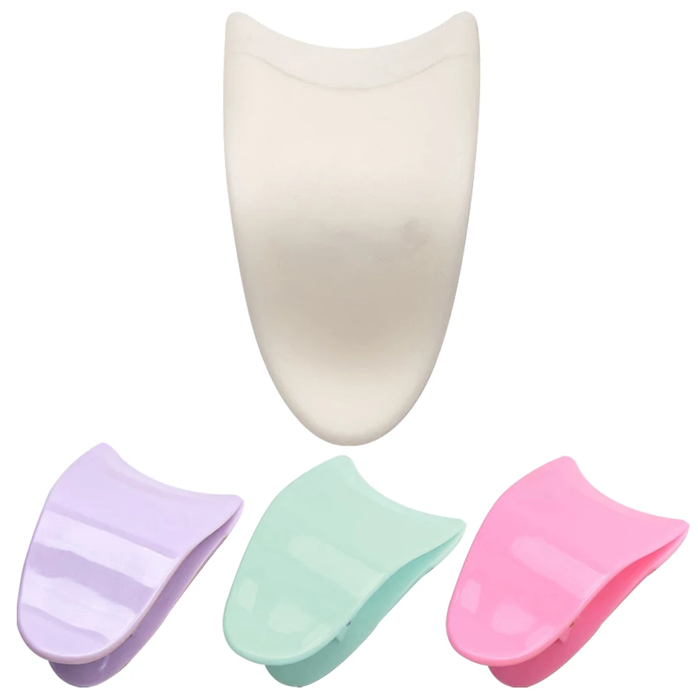 

4pcs Eyelash Tweezers False Lashes Makeup Tool Plastic Clip Women Wear resistant Applicator Girls Eyelash
