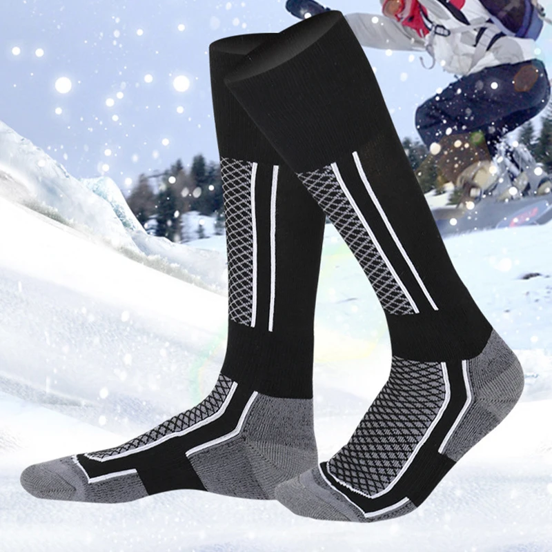 Winter Warm Ski Stockings Thickening Thermal Snowboarding Socks for Women Men Children Anti-Cold Skiing Outdoor Sport Socks