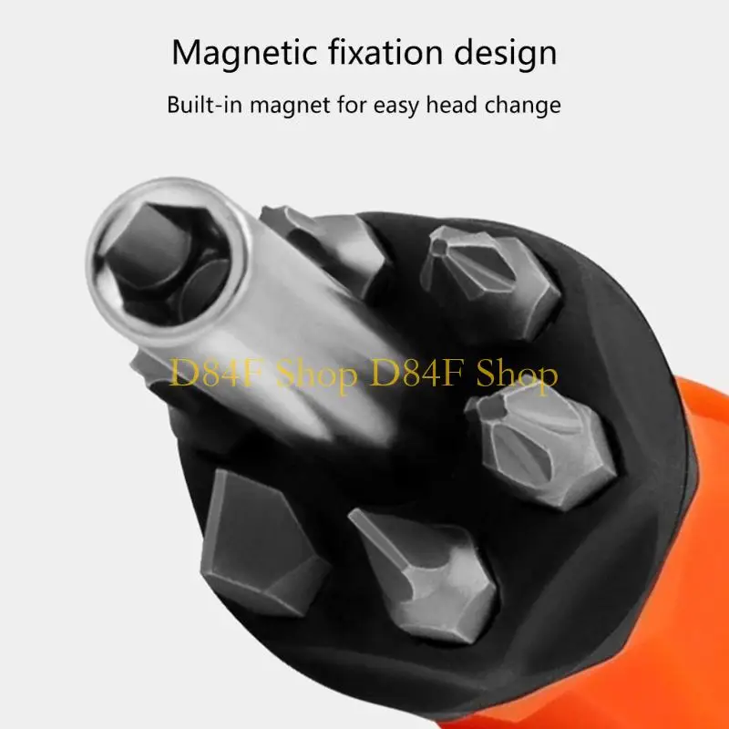 

D84F Portabble Overdriver 6 в 1 6 -мм битах отвертки.